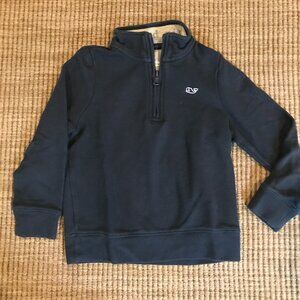 Vineyard Vines Half Zip Navy Sweater 4T